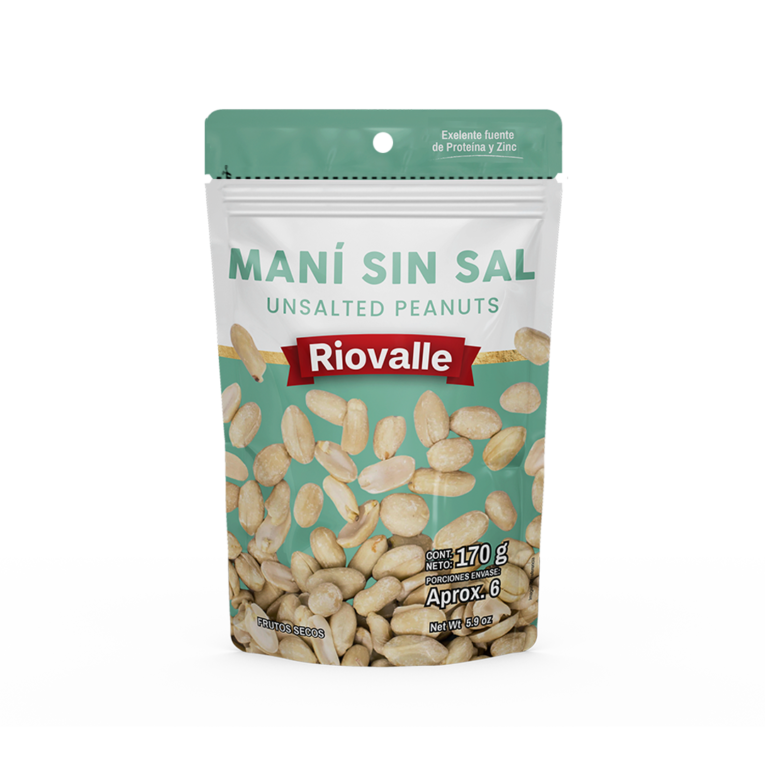 Maní sin sal x 170 g