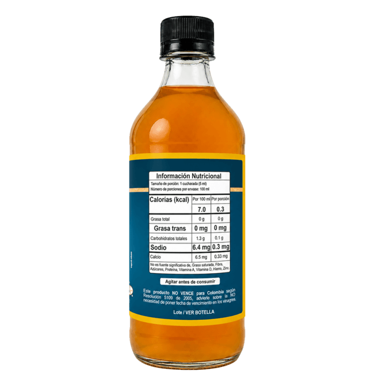 Vinagre de Manzana con la Madre x 500 ml atrás orgánico