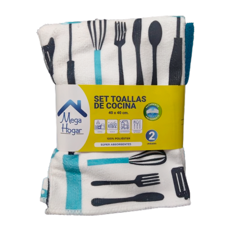 Set Toallas de cocina 40 x 40 cm