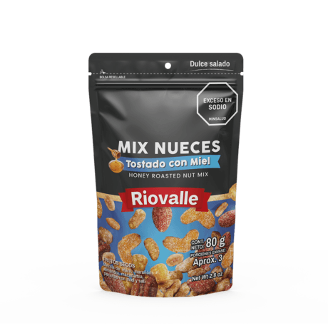 Mix nueces tostado con miel x 80g